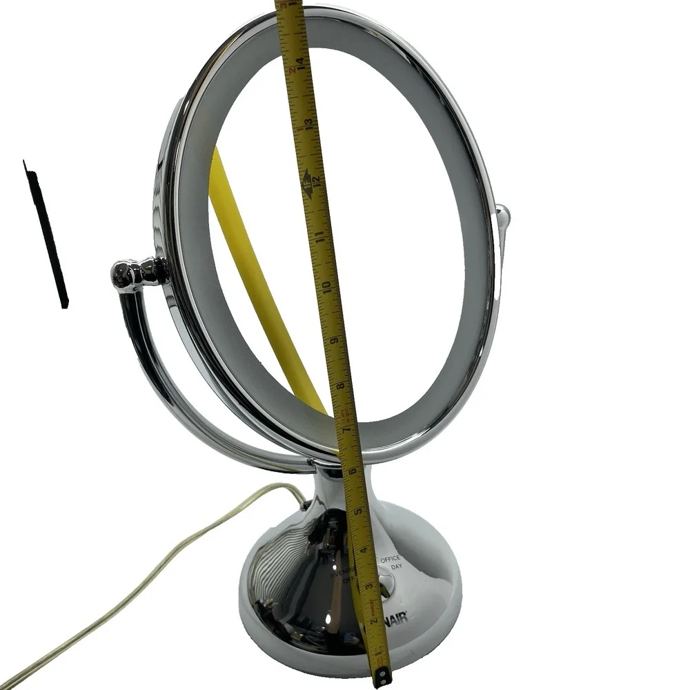 Conair Lighted Double Sided Oval Bathroom Mirror BE18LC 1x and  5x Magnification